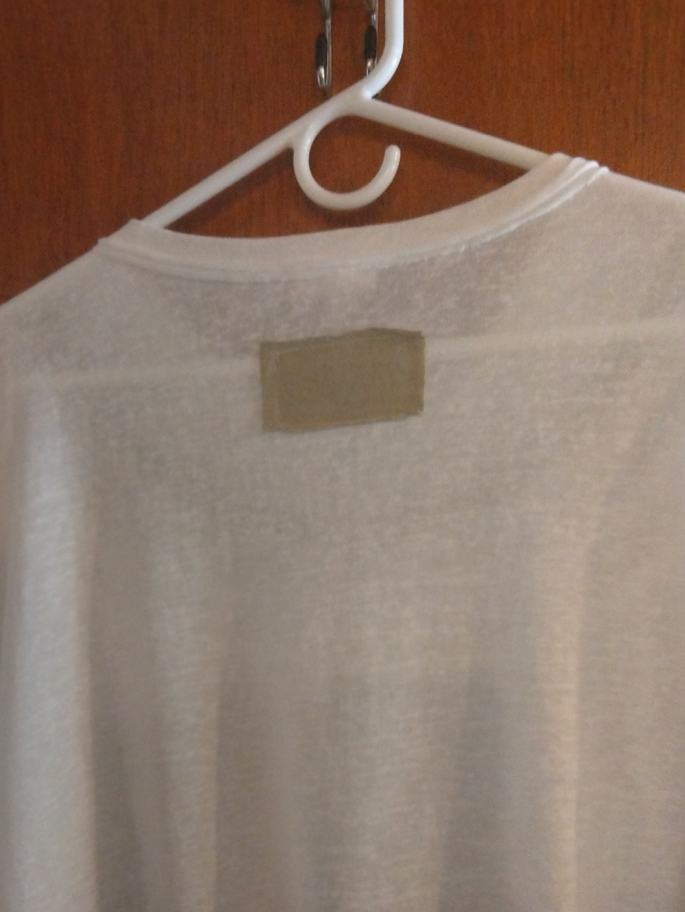 POL Women's Layered Peasant Tunic in White, Olive, and Floral - Picture 5 of 7